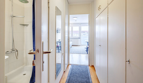 Etagenwohnung mit 1 Zimmer | München-Maxvorstadt | 70397 | Eingangsbereich...