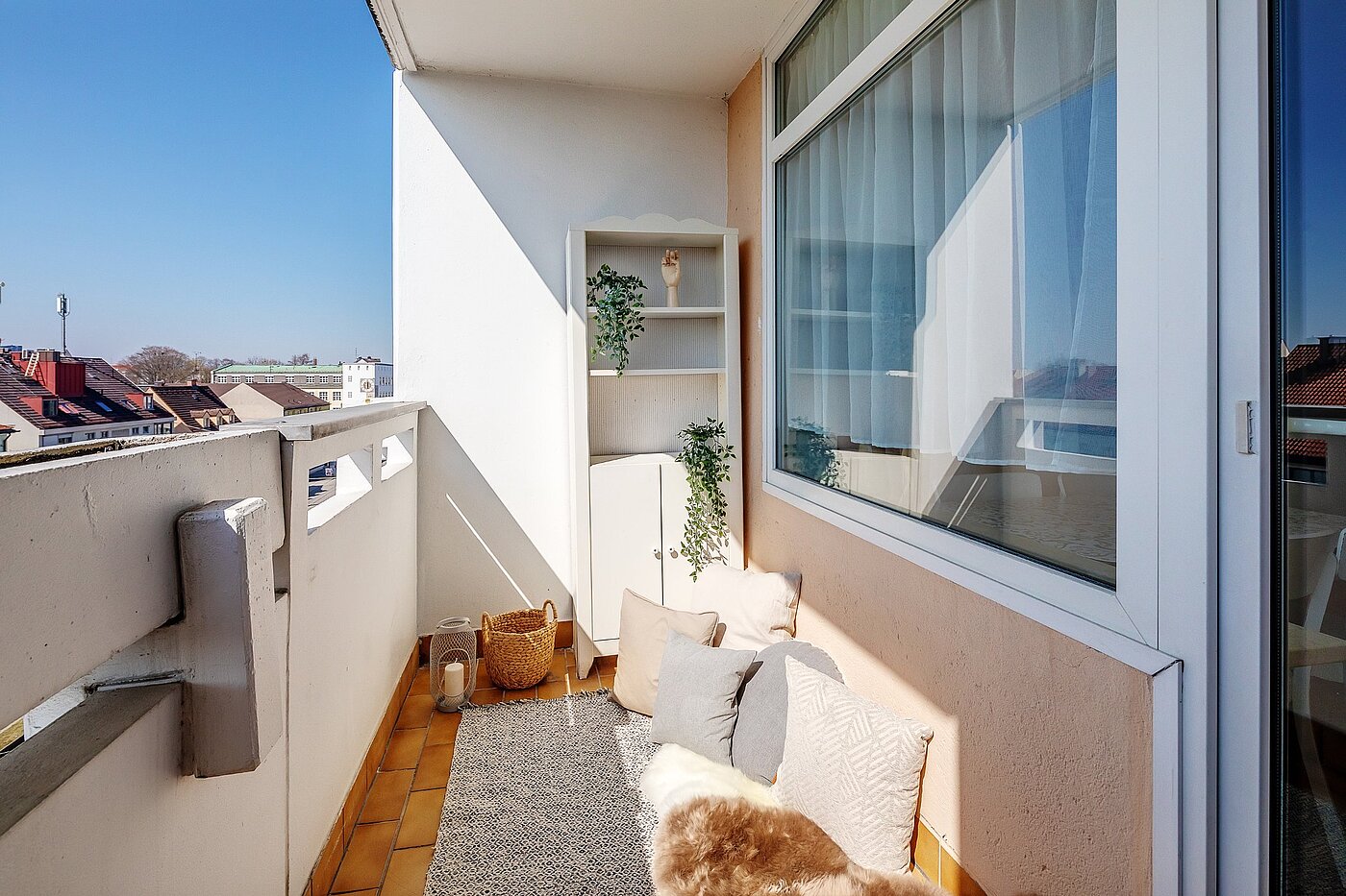 Etagenwohnung mit 1 Zimmer | München-Berg am Laim | 2003ML15 | Süd-West-Loggia...