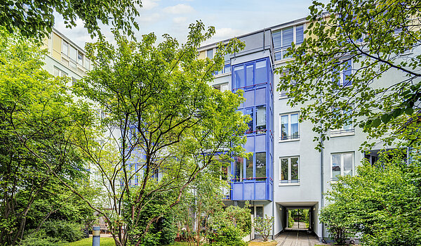 Etagenwohnung mit 2 Zimmern | München-Neuhausen | 70440 | Außenansicht