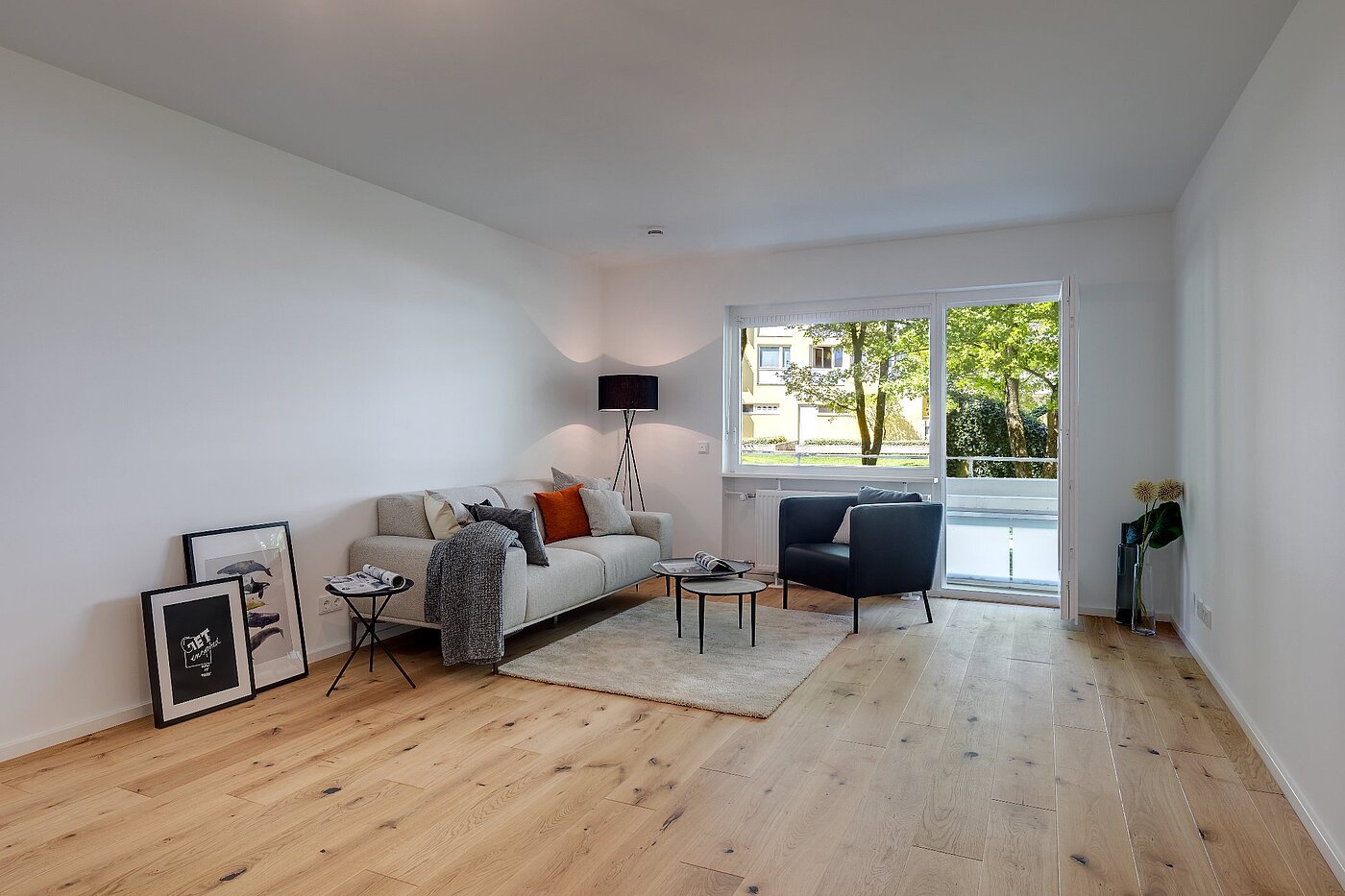Etagenwohnung mit 3 Zimmern | München-Neuhausen | 1803D7 | Helles Wohn-/Esszimmer