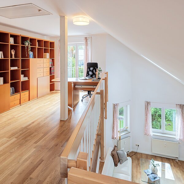 Waldtrudering: 3,5-Zimmer Maisonette Wohnung mit Blick ins Grüne