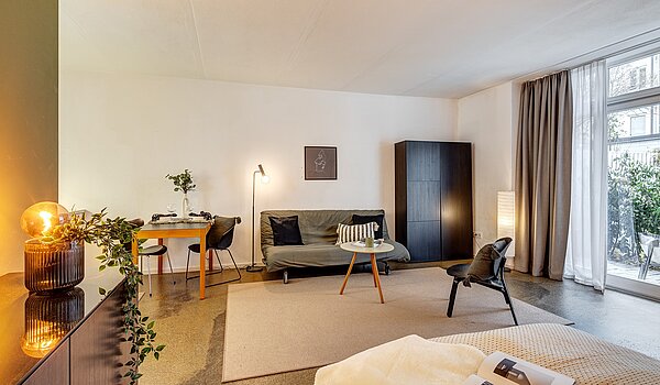 Loftwohung mit 1 Zimmer | München-Isarvorstadt | 2211ML7 | Strukturierte Aufteilung: Wohnen, Schlafen und...