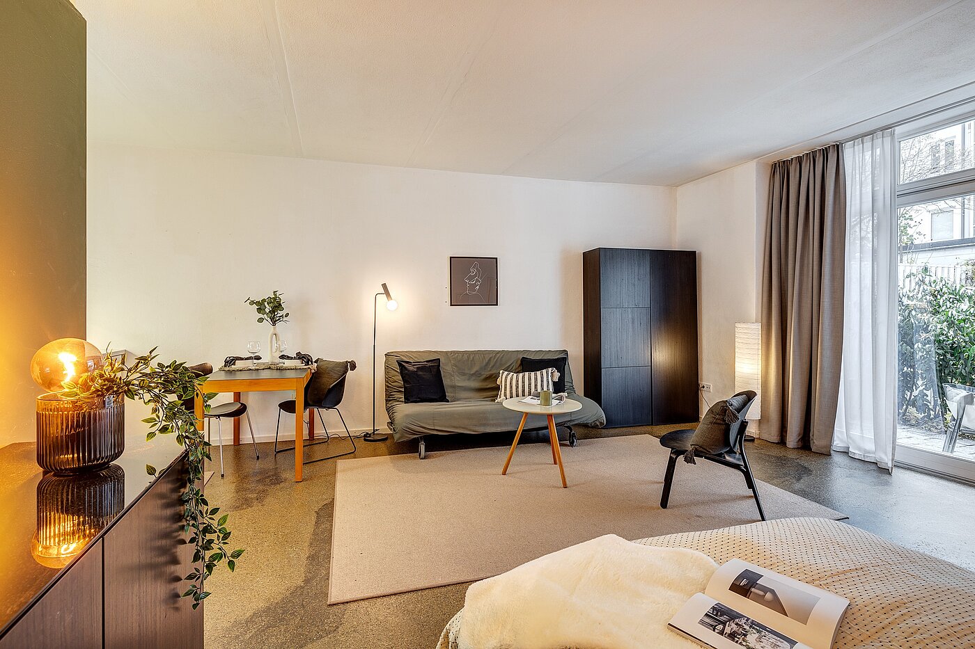 Loftwohung mit 1 Zimmer | München-Isarvorstadt | 2211ML7 | Strukturierte Aufteilung: Wohnen, Schlafen und...
