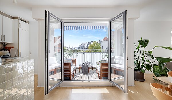 Etagenwohnung mit 3 Zimmern | München-Ludwigsvorstadt | 70488 | ...Süd-Loggia