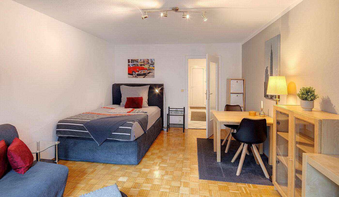 Apartment mit 1 Zimmer | München-Sendling-Westpark | 70395 | ...Schlafen