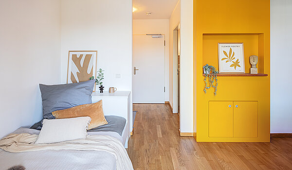 Apartment mit 1 Zimmer | München-Ramersdorf | 70415 | Wohn- und Schlafzimmer