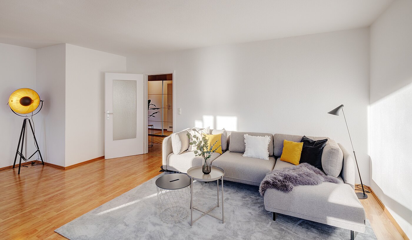 Etagenwohnung mit 3 Zimmern | München-Bogenhausen | 70085 | Gemütliches Wohnzimmer...