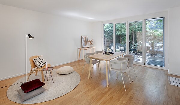 Erdgeschosswohnung mit 2 Zimmern | München-Laim | 70464 | Lichtdurchfluteter Wohn- ...