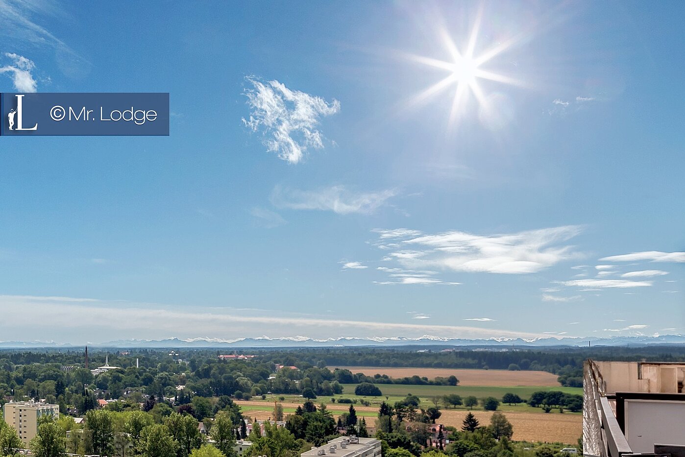 Etagenwohnung mit 1 Zimmer | München-Forstenried | 1708ML1 | Alpenblick