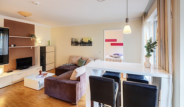 Etagenwohnung mit 2 Zimmern | München-Schwabing | 703161 | Offene Raumgestaltung