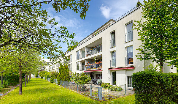 Etagenwohnung mit 2 Zimmern | Haar | 70426 | Gartenseite