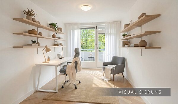 Etagenwohnung mit 3.5 Zimmern | München-Bogenhausen | 703052 | Visualisierung