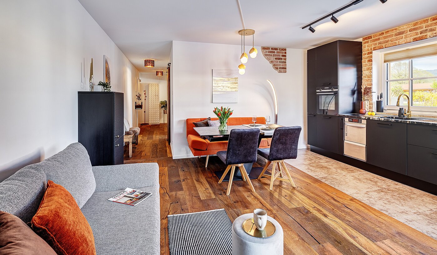 Erdgeschosswohnung mit 2 Zimmern | Bad Wiessee | 700942 | ...original Dielenböden...