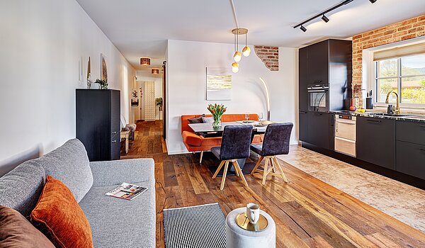 Erdgeschosswohnung mit 2 Zimmern | Bad Wiessee | 700942 | ...original Dielenböden...