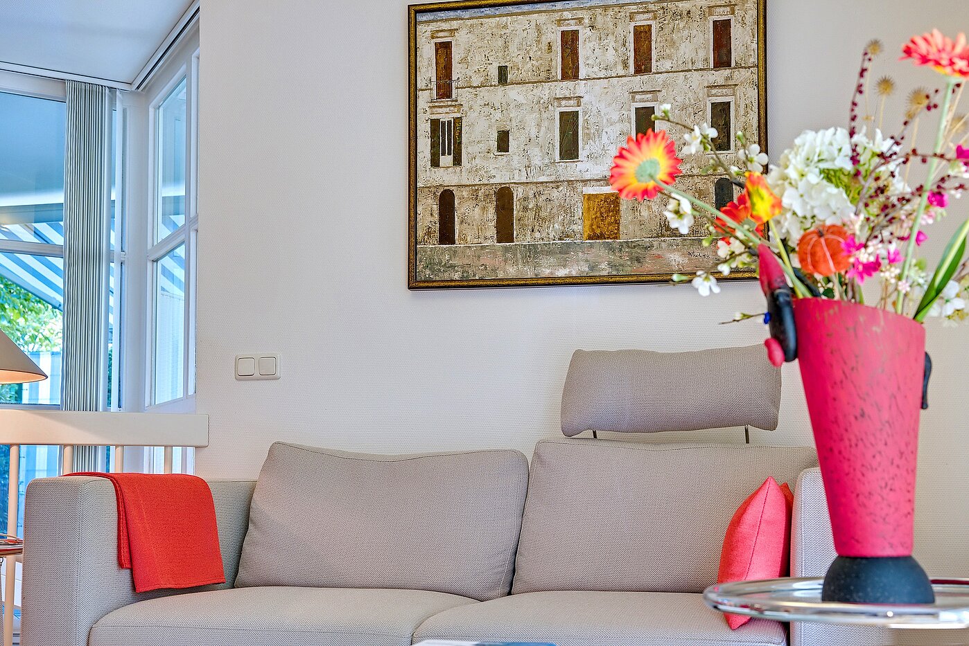 Erdgeschosswohnung mit 2 Zimmern | München-Obermenzing | 70280 | Detailaufnahme Wohnbereich