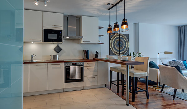 Etagenwohnung mit 2 Zimmern | München-Schwabing | 70434 | Offene Küche mit...