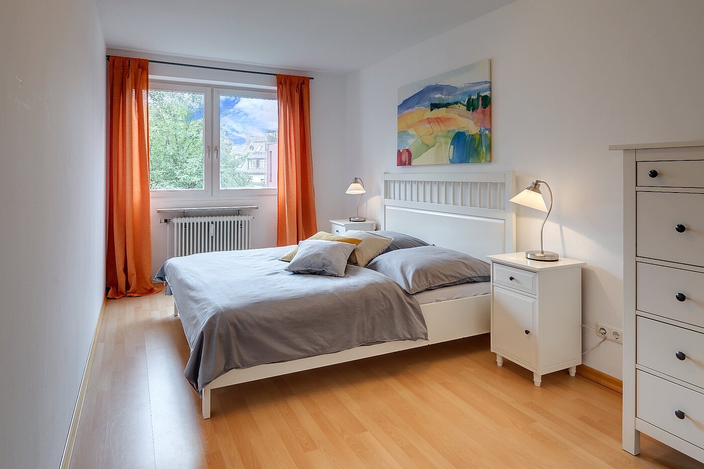 Etagenwohnung mit 3 Zimmern | München-Ludwigsvorstadt | 1806ML1 | Ruhiges Schlafzimmer