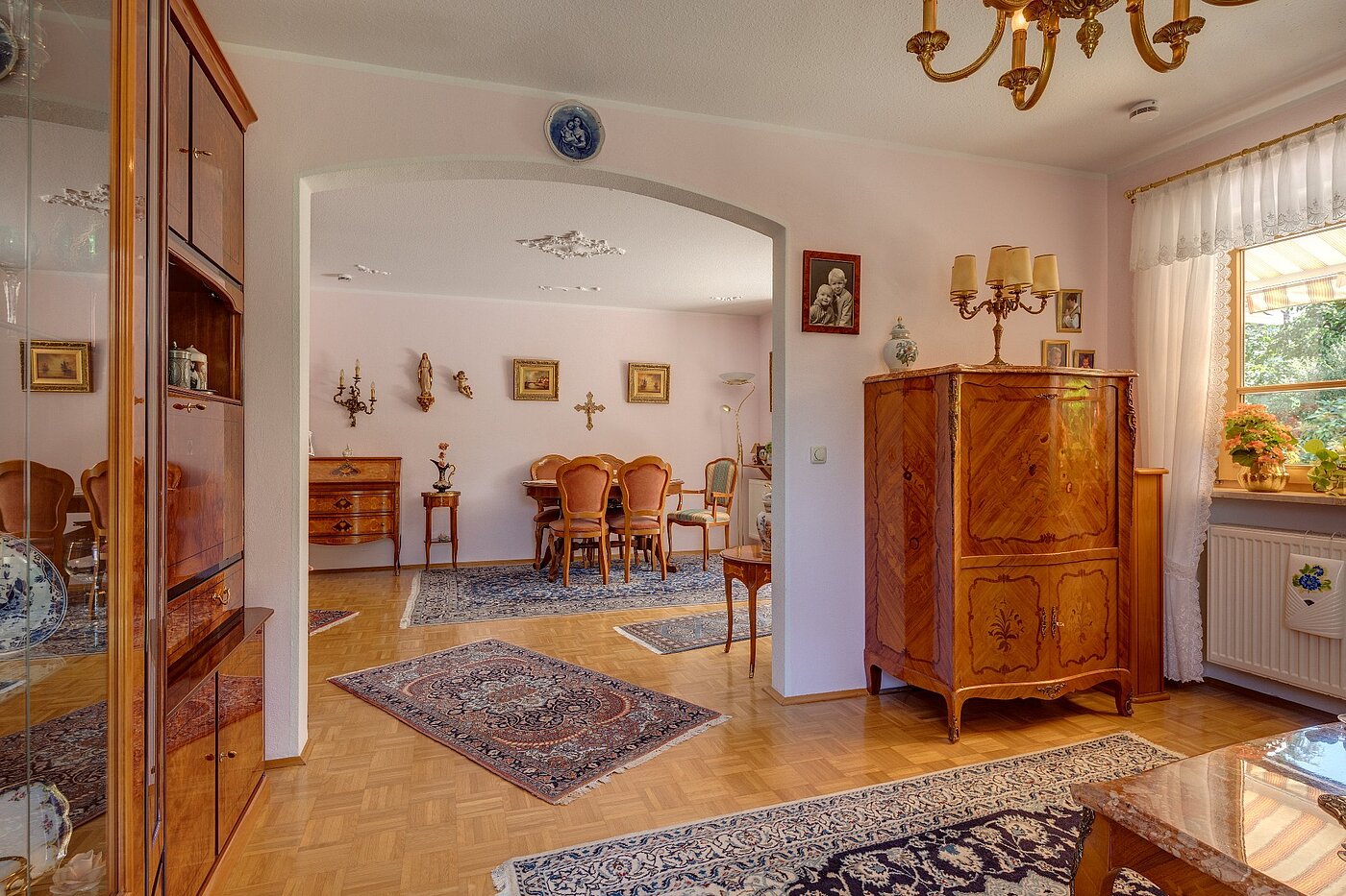 Erdgeschosswohnung mit 3 Zimmern | München-Untermenzing | 1806ML6 | Blick zum Essbereich