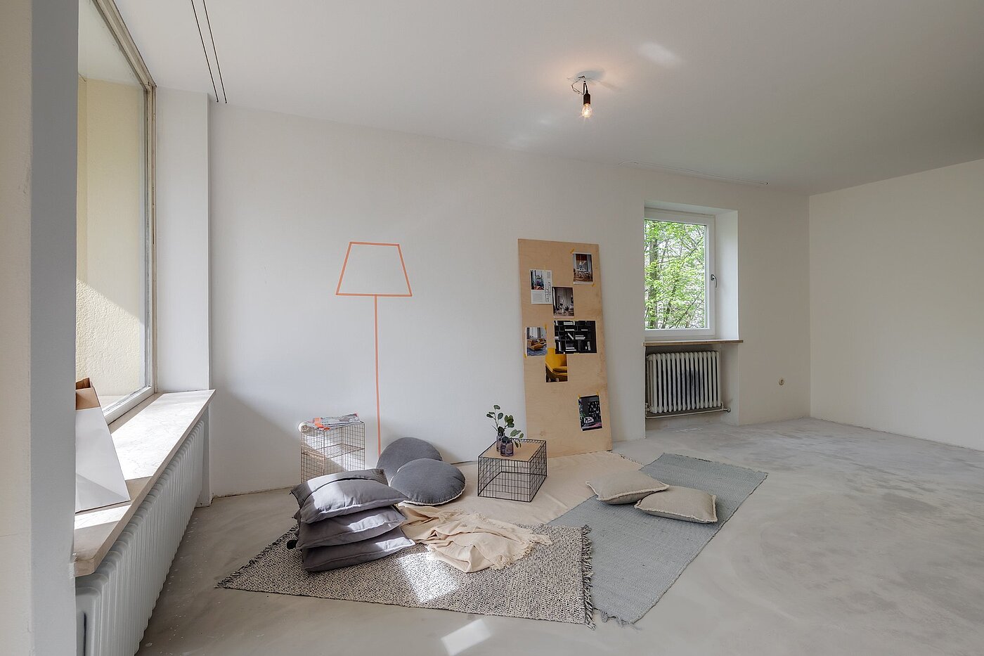 Etagenwohnung mit 4 Zimmern | München-Aubing | 1904ML4 | Helles Wohnzimmer