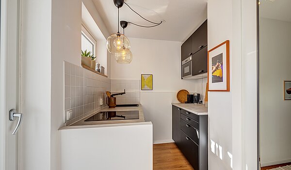 Etagenwohnung mit 1 Zimmer | München-Maxvorstadt | 700022 | Moderne Einbauküche