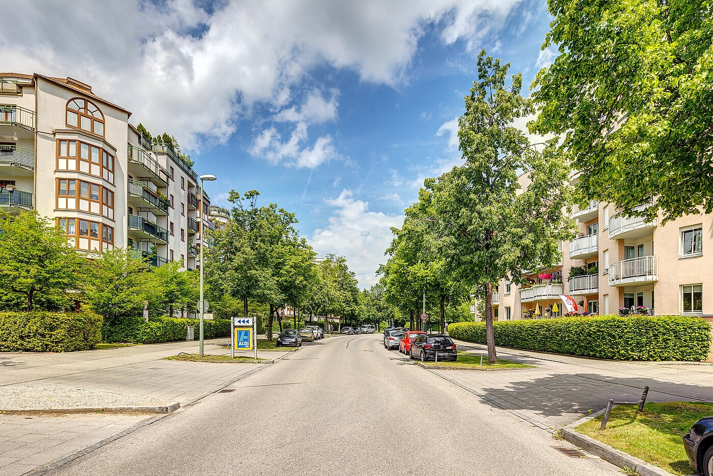 Etagenwohnung mit 1 Zimmer | München-Perlach | 2204ML8 | Blick zur Straße