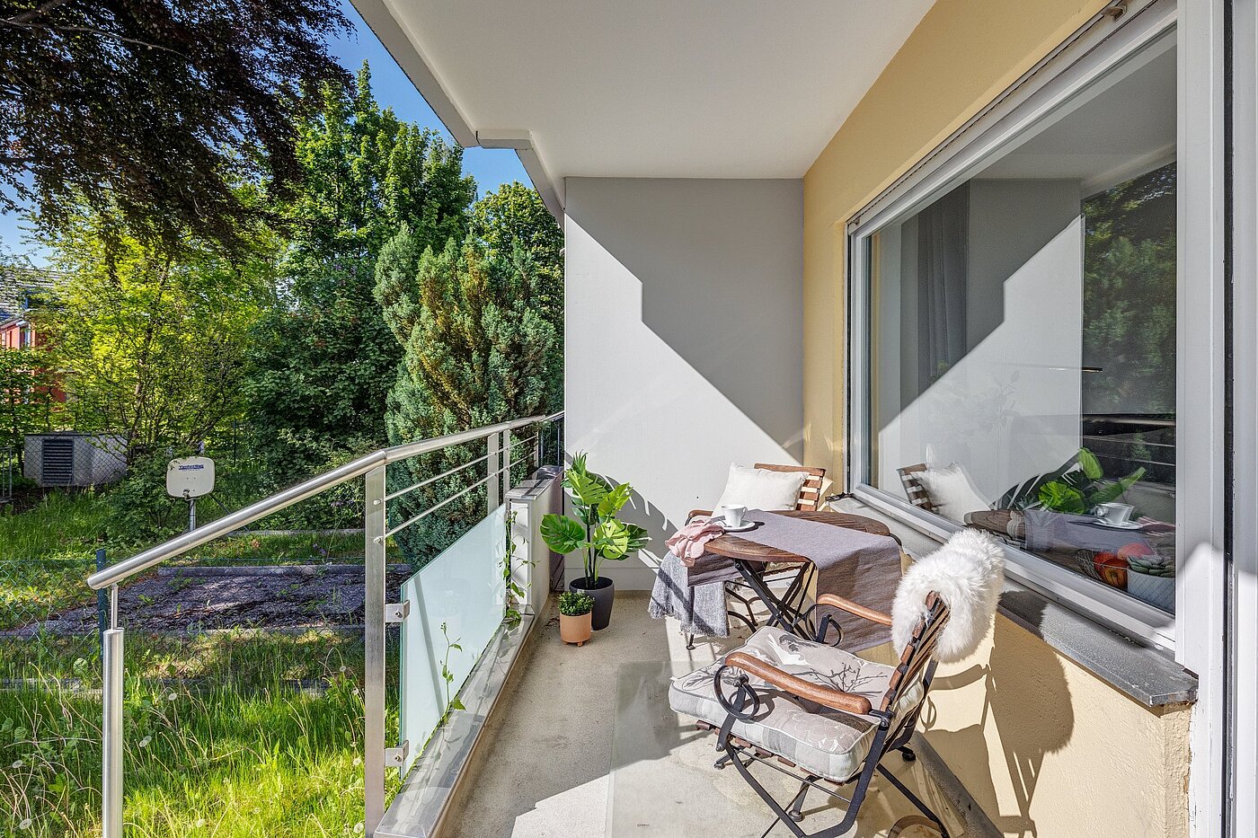 Etagenwohnung mit 1 Zimmer | München-Freimann | 2105ML4 | Loggia  zum Garten...