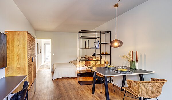 Etagenwohnung mit 1 Zimmer | München-Maxvorstadt | 700022 | Großzügiger & stylischer Wohnbereich