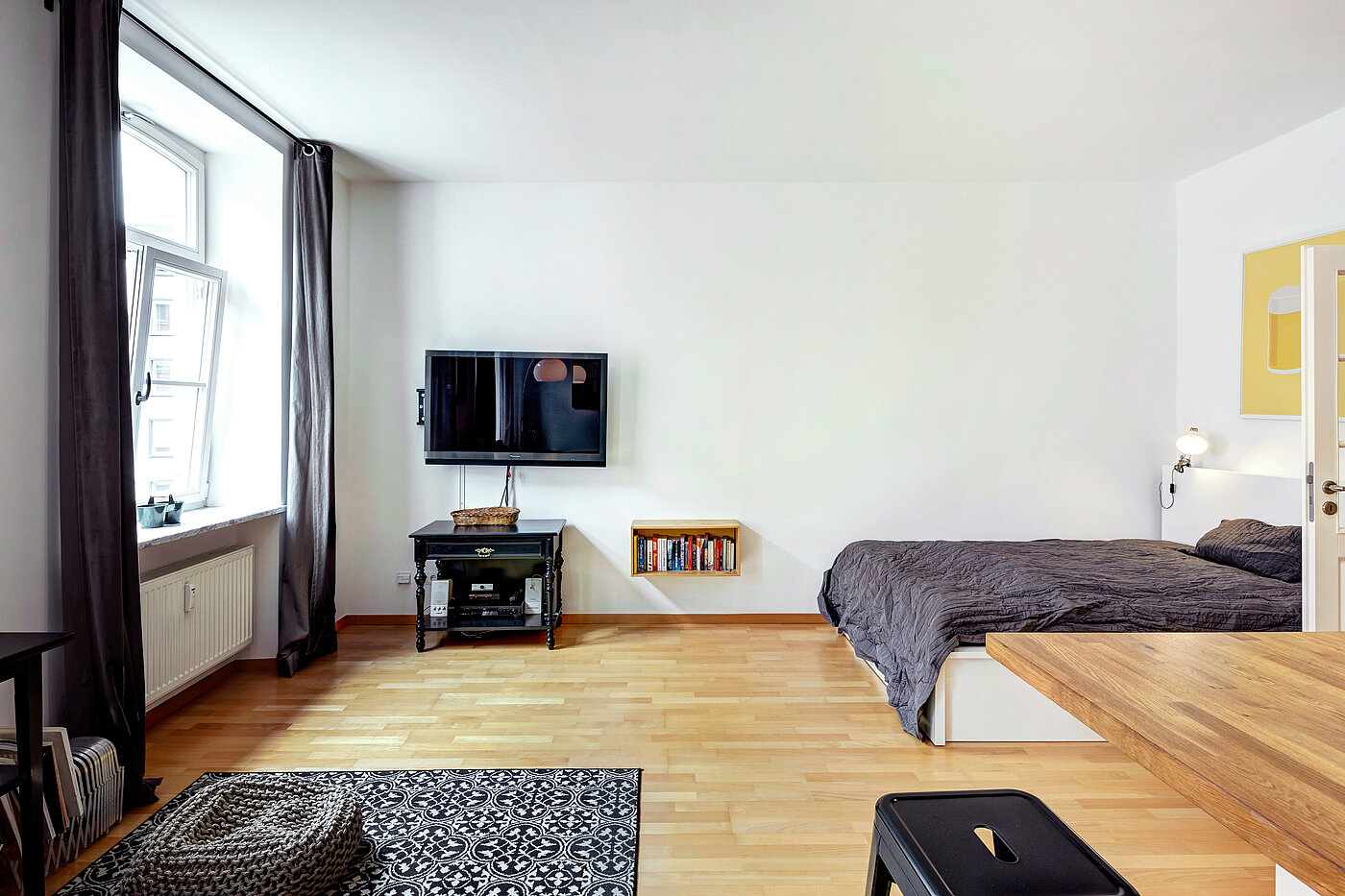 Etagenwohnung mit 1 Zimmer | München-Ludwigsvorstadt | 70388 | Schlafbereich