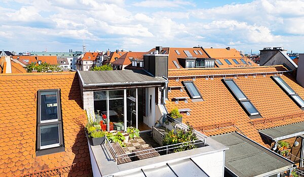 Etagenwohnung mit 5 Zimmern | München-Neuhausen | 70140 | Über den Dächern
