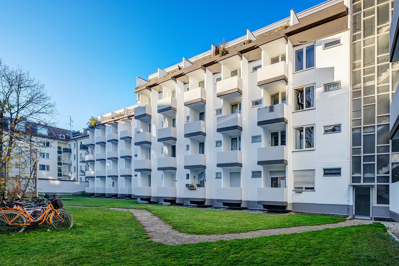 Apartment mit 1 Zimmer | München-Milbertshofen | 70183 | Innenhof