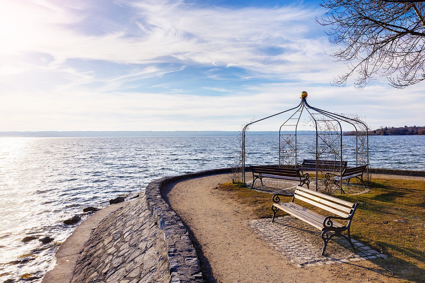 Etagenwohnung mit 1 Zimmer | Herrsching am Ammersee | 2302ML2 | Blick auf den Ammersee