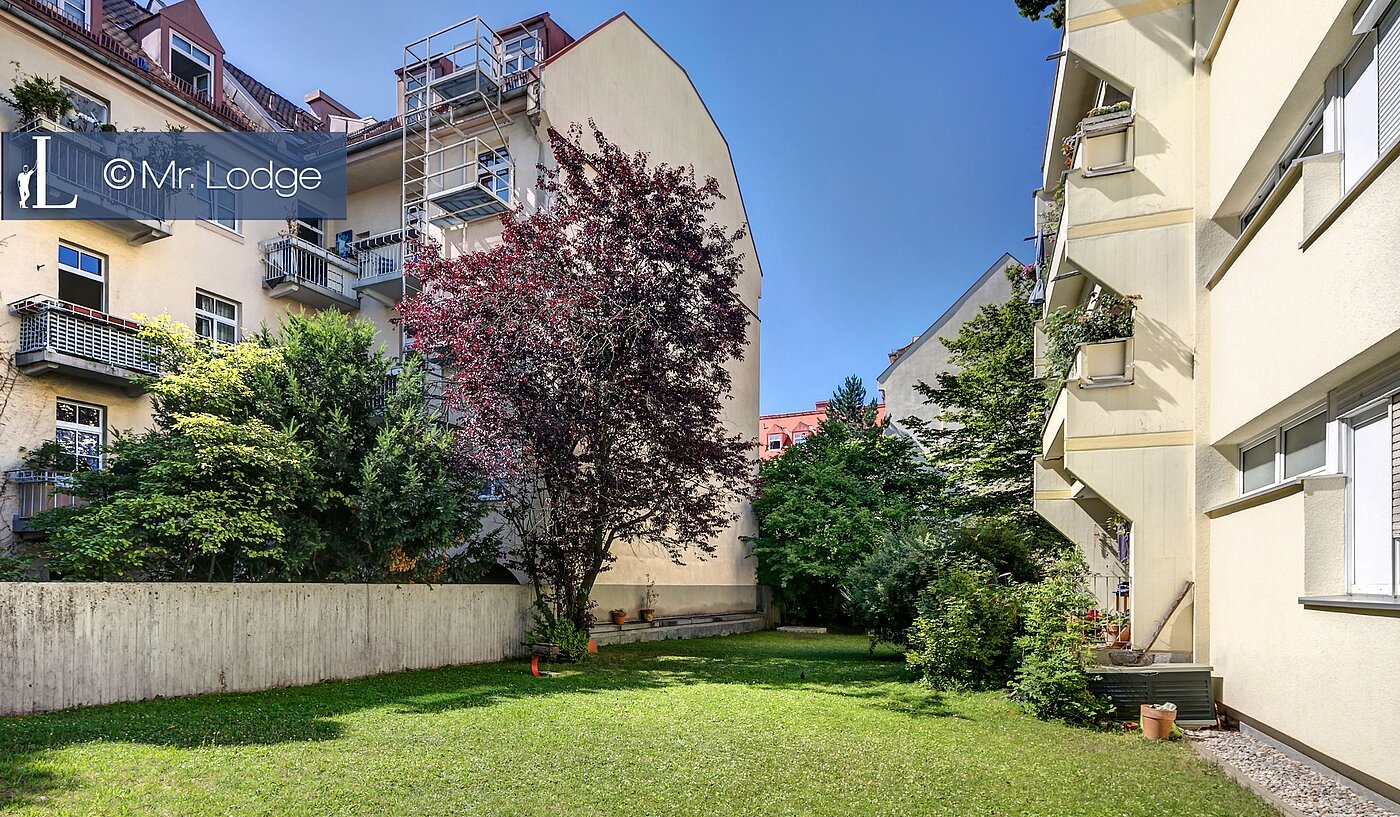 Etagenwohnung mit 1.5 Zimmern | München-Isarvorstadt | 1707ML1 | begrünter, ruhiger Innenhof