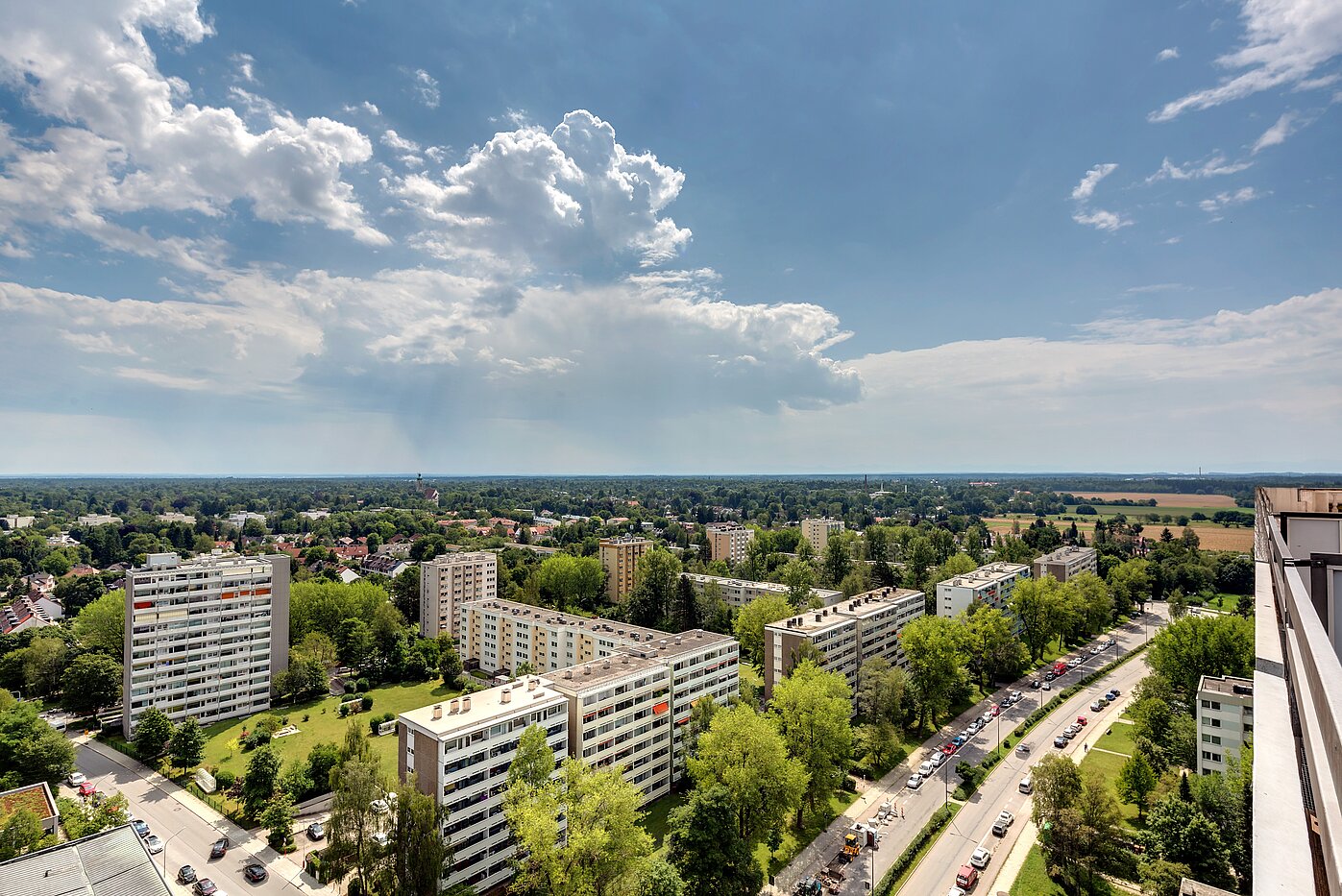 Etagenwohnung mit 1 Zimmer | München-Forstenried | 2111ML1 | Ost-Süd Aussicht