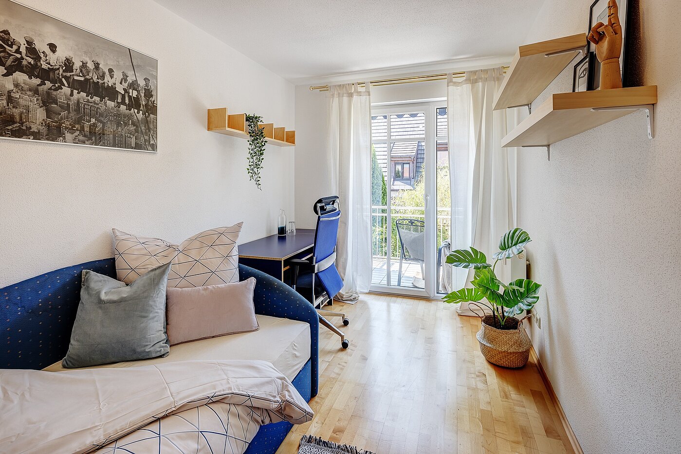 Etagenwohnung mit 3 Zimmern | München-Ramersdorf | 2206ML4 | ...Gästezimmer mit Balkon