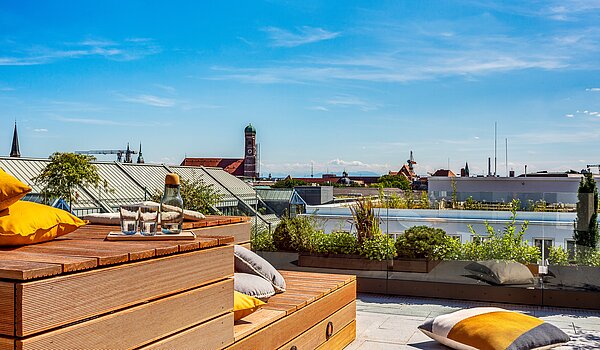 Etagenwohnung mit 3 Zimmern | 70046 | ...Blick über München