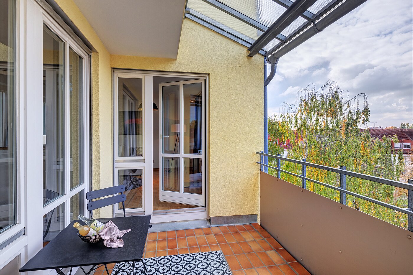 Etagenwohnung mit 3 Zimmern | München-Schwabing | 70299 | Loggia