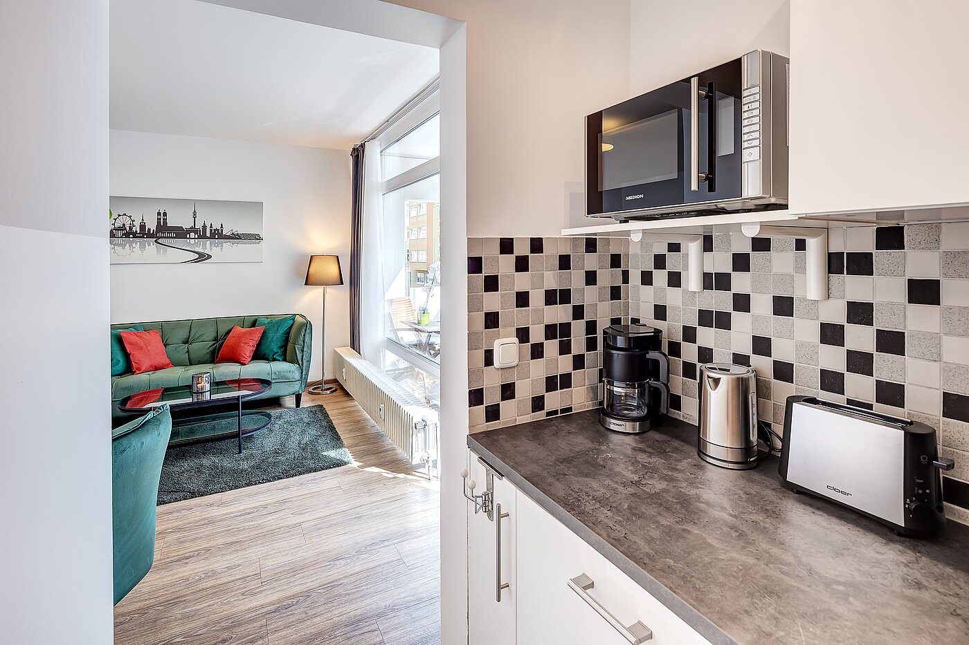 Etagenwohnung mit 1 Zimmer | München-Ludwigsvorstadt | 70176 | ...mit allen Elektrogeräten