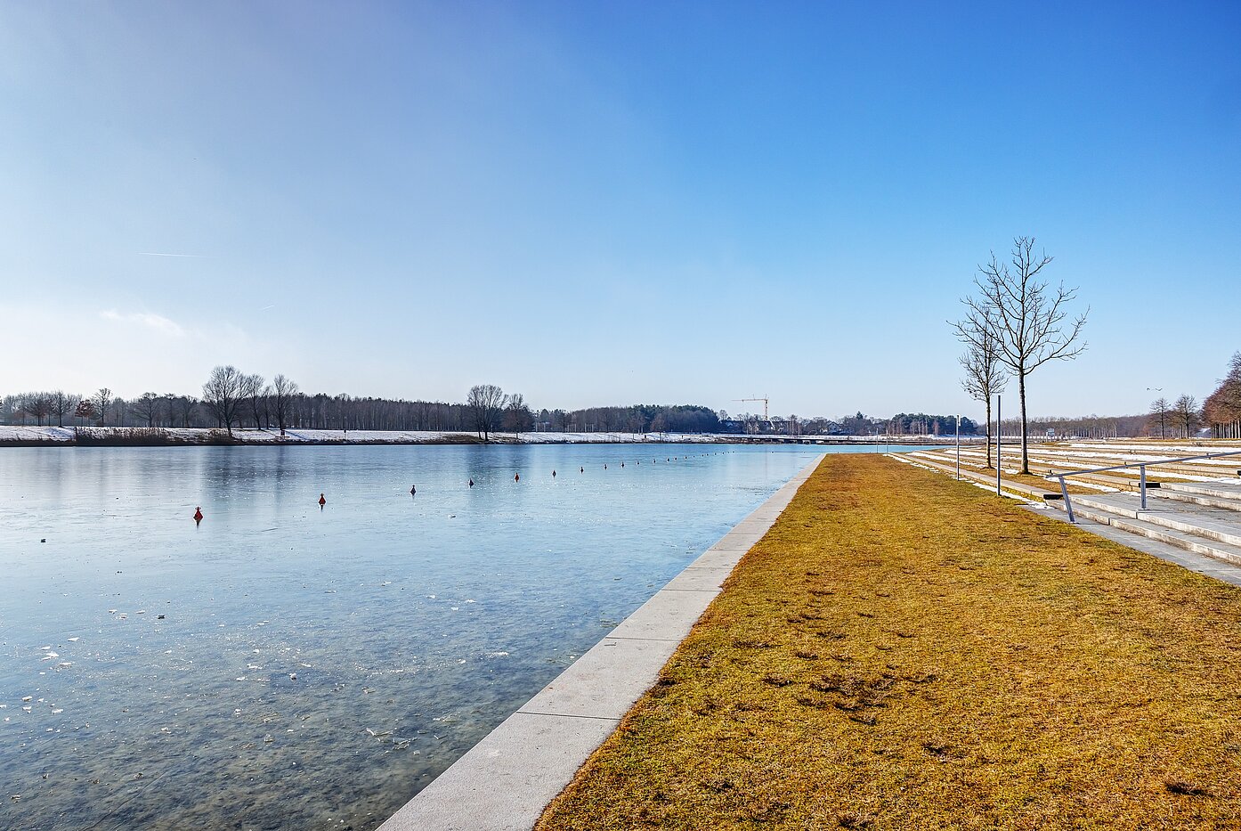 Erdgeschosswohnung mit 2 Zimmern | München-Riem | 2201ML1 | ...Riemer See im Winter...