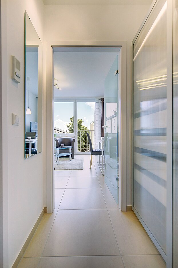 Etagenwohnung mit 1 Zimmer | München-Berg am Laim | 2209ML2 | Eingangsbereich mit Blick...