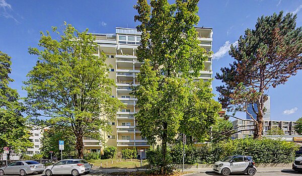 Erdgeschosswohnung mit 2 Zimmern | München-Moosach | 70462 | Außenansicht