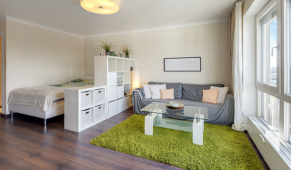 Apartment mit 1 Zimmer | München-Allach | 70298 | Wohnzimmer