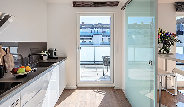 Penthouse mit 2 Zimmern | München-Bogenhausen | 70385 | Terrassenzugang für ein...