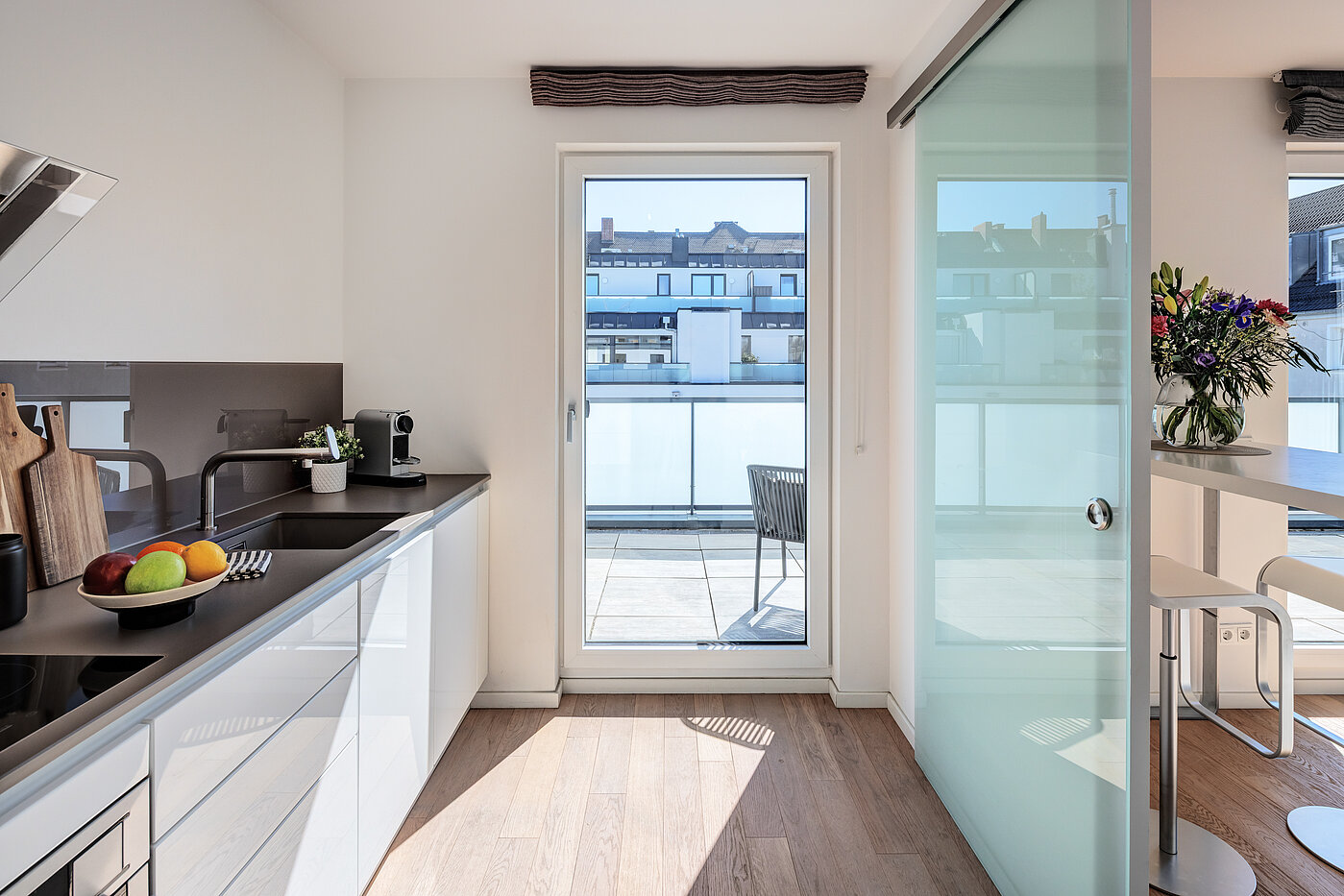 Penthouse mit 2 Zimmern | München-Bogenhausen | 70385 | Terrassenzugang für ein...
