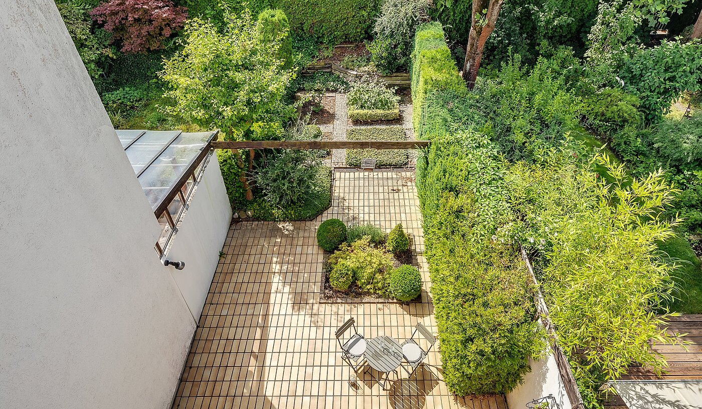 Etagenwohnung mit 5.5 Zimmern | Weßling | 1907ML4 | Blick in den Garten