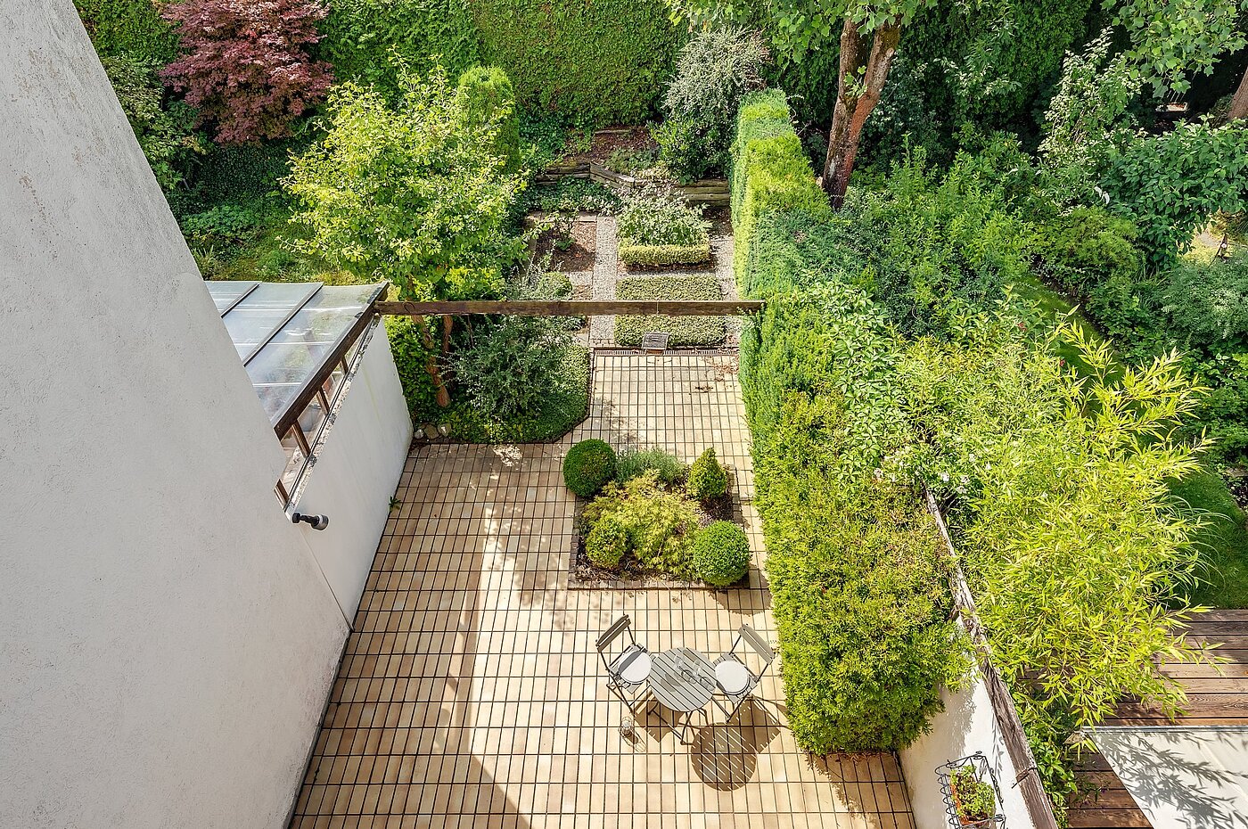 Etagenwohnung mit 5.5 Zimmern | Weßling | 1907ML4 | Blick in den Garten