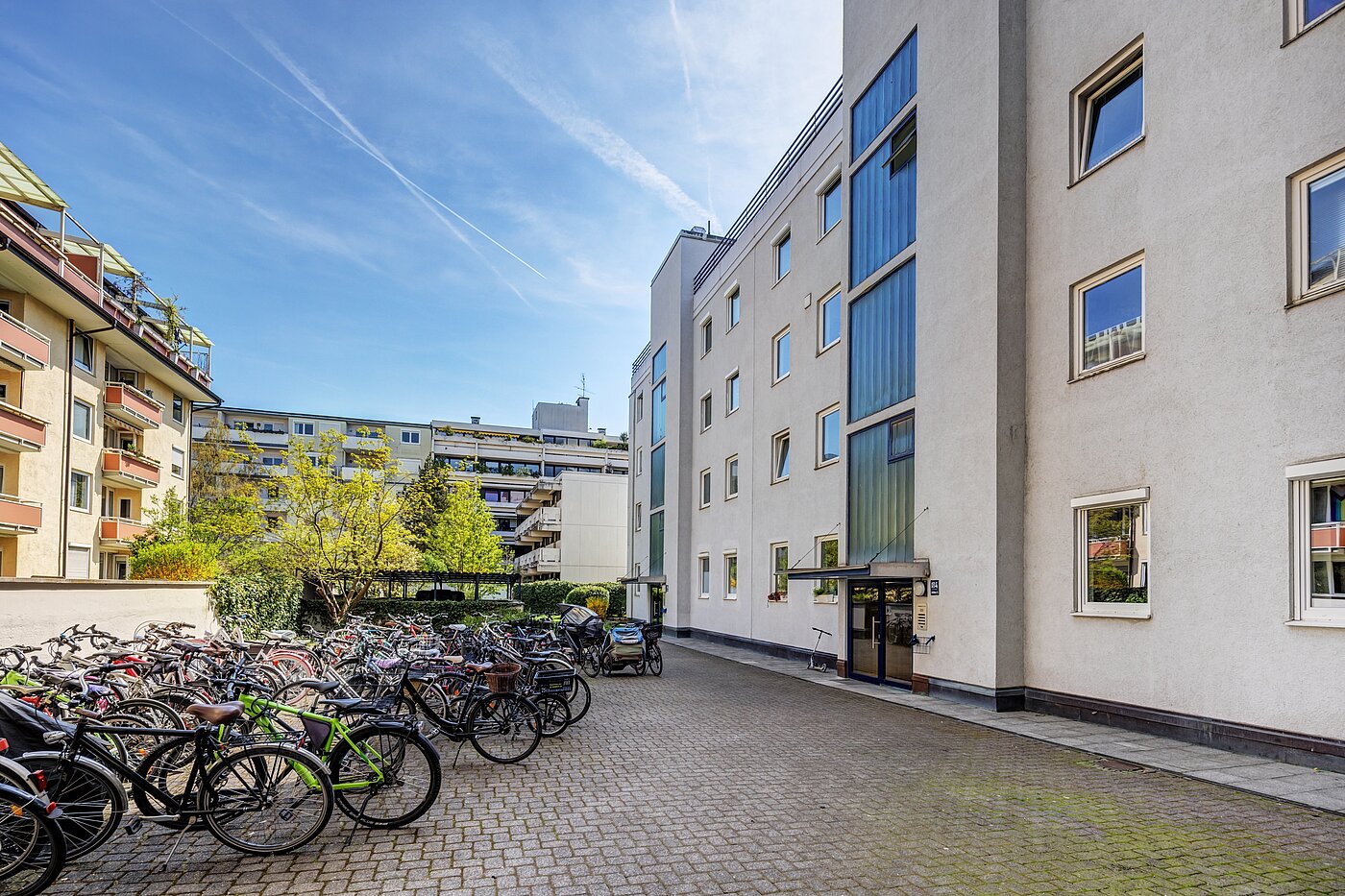 Erdgeschosswohnung mit 2 Zimmern | München-Schwabing | 70394 | Objektansicht