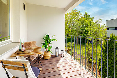 Haar: Charmante 2-Zimmer Wohnung mit Südbalkon - befristet vermietet