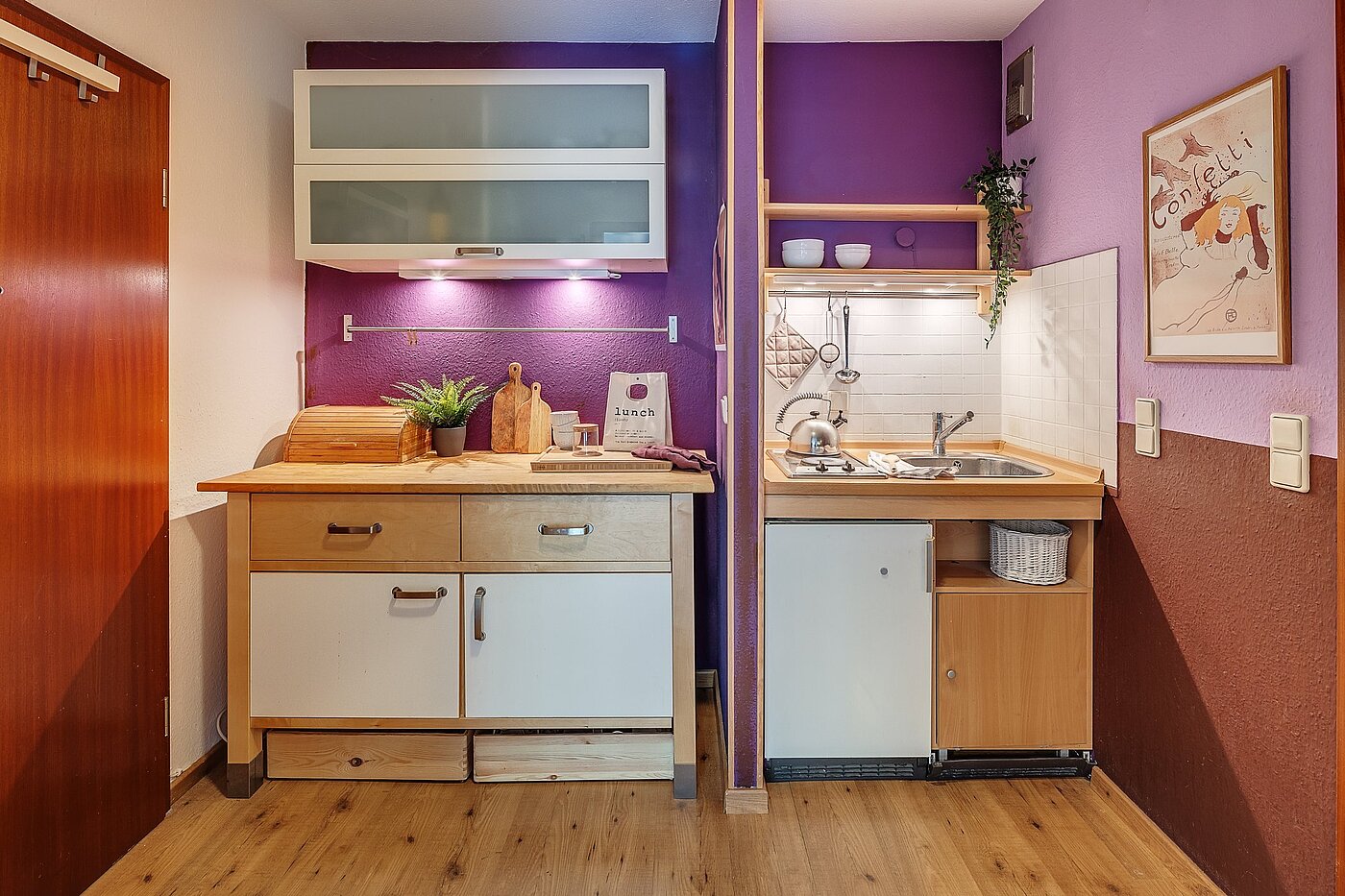 Etagenwohnung mit 1 Zimmer | München-Schwabing | 2104ML4 | Charmante Küchenzeile