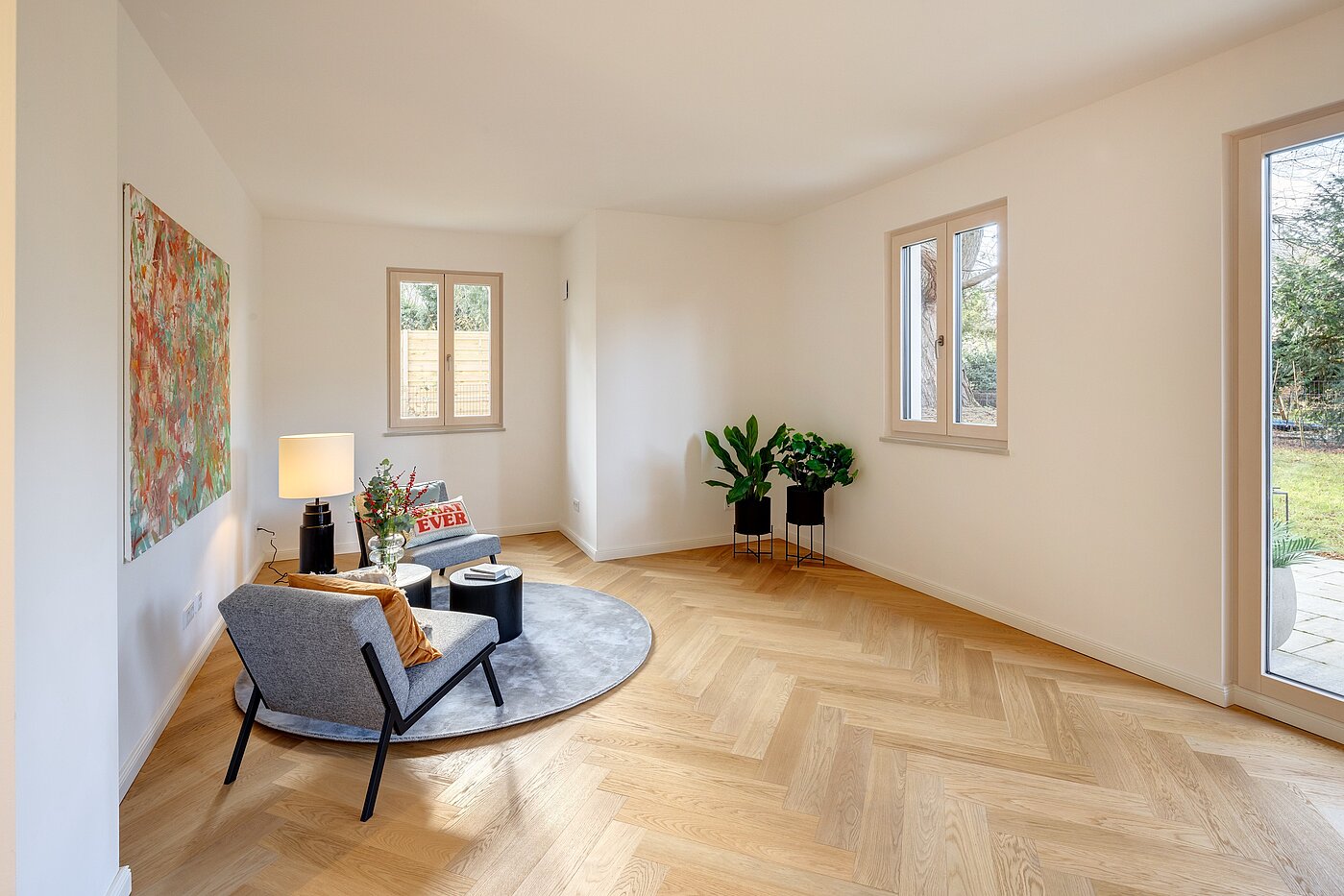 Terrassenwohnung mit 3 Zimmern | München-Harlaching | 70371 | Großzügig