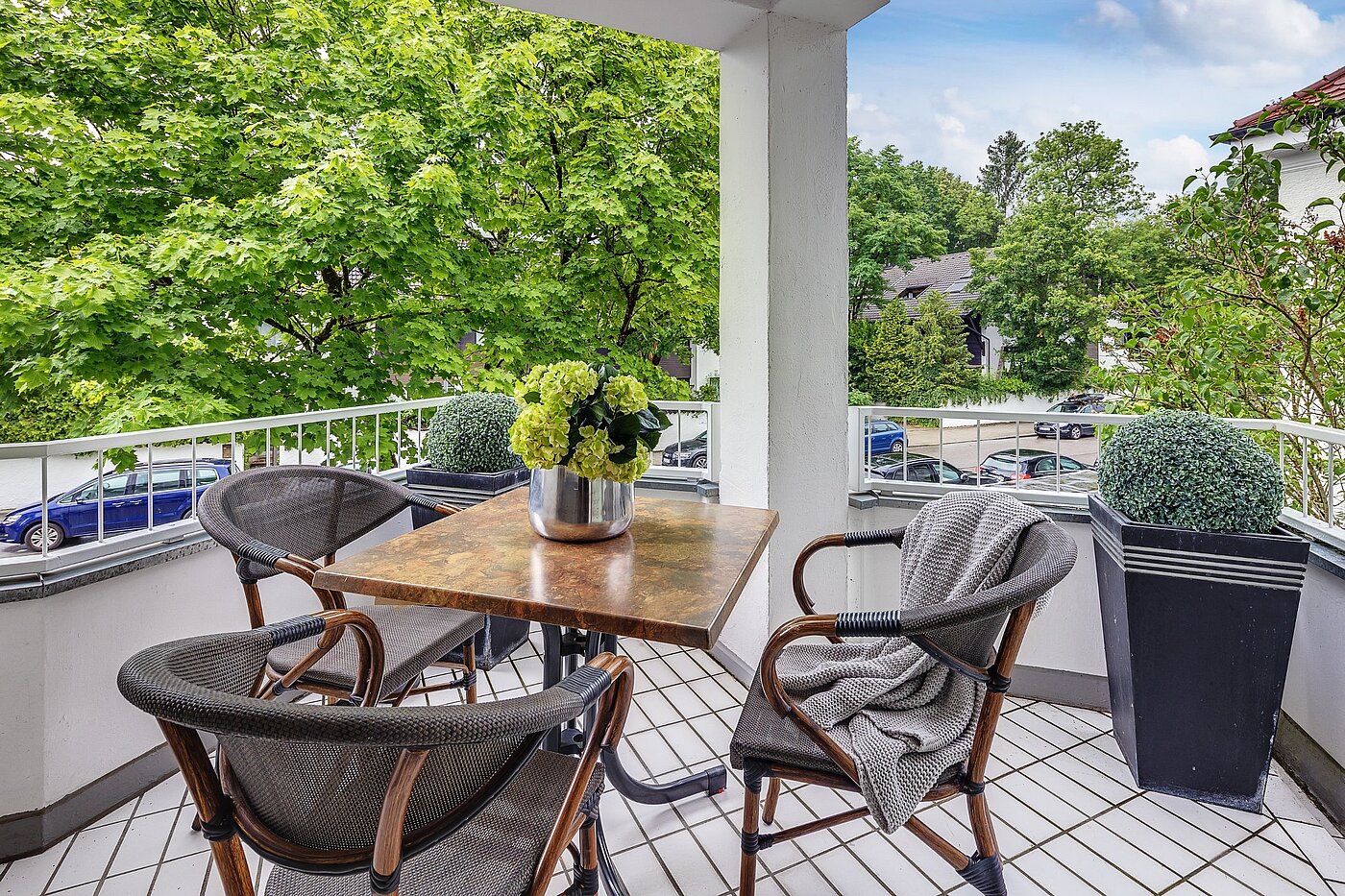 Etagenwohnung mit 3 Zimmern | München-Harlaching | 2108ML3 | ...zum Balkon